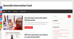 Desktop Screenshot of genocideinterventionfund.org